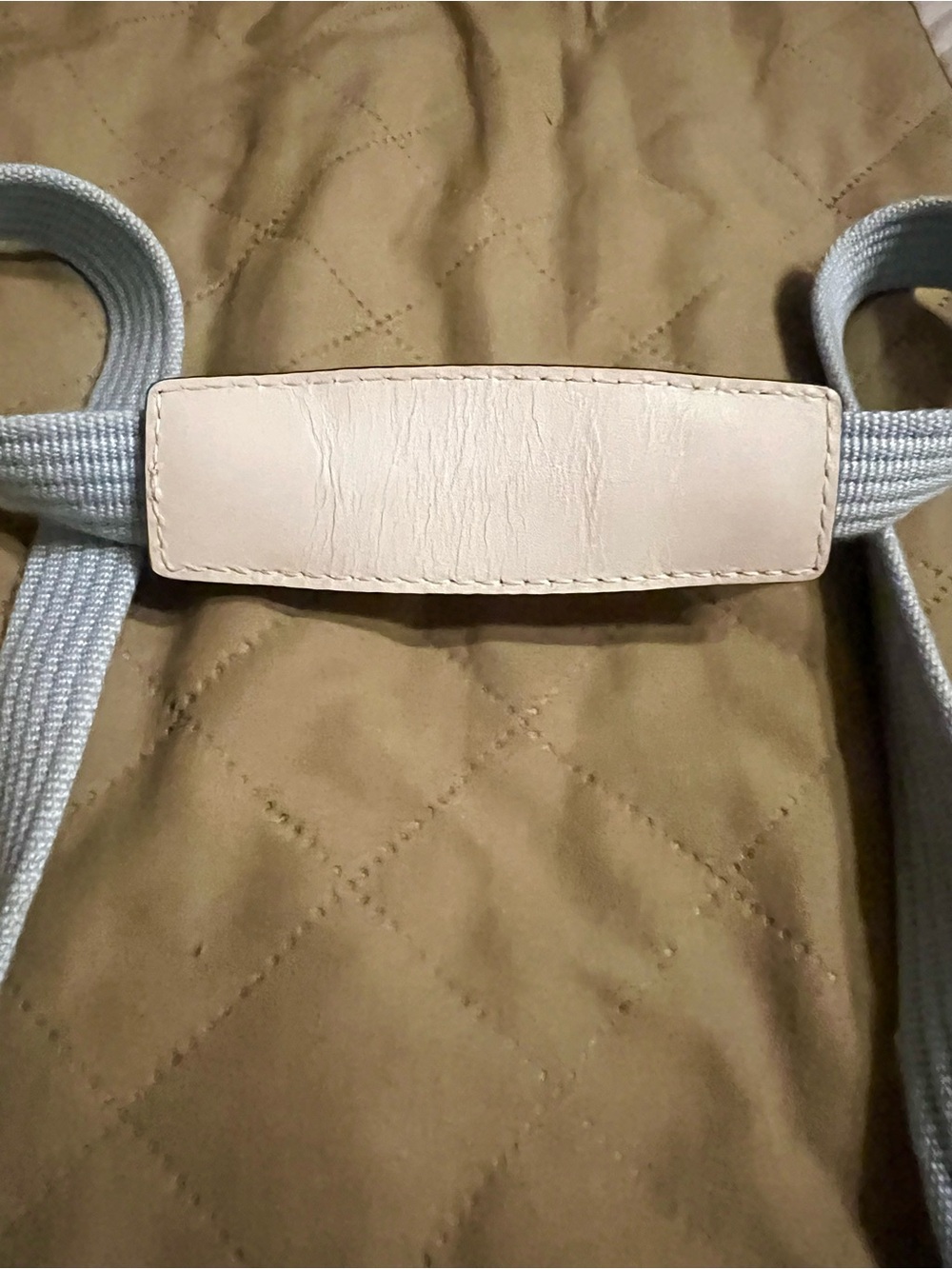 Coach Light Blue and Cream Signature Crossbody Bag - Picture 5 of 5